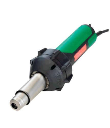 Maquina de soldar lona con rodillo y boquilla PVC